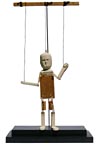 Carved marionette