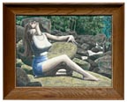 Painting by Robert E. Gilbert