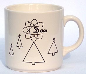 Atomic Christmas mug