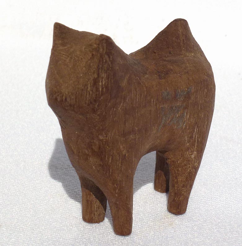 Small carved husky