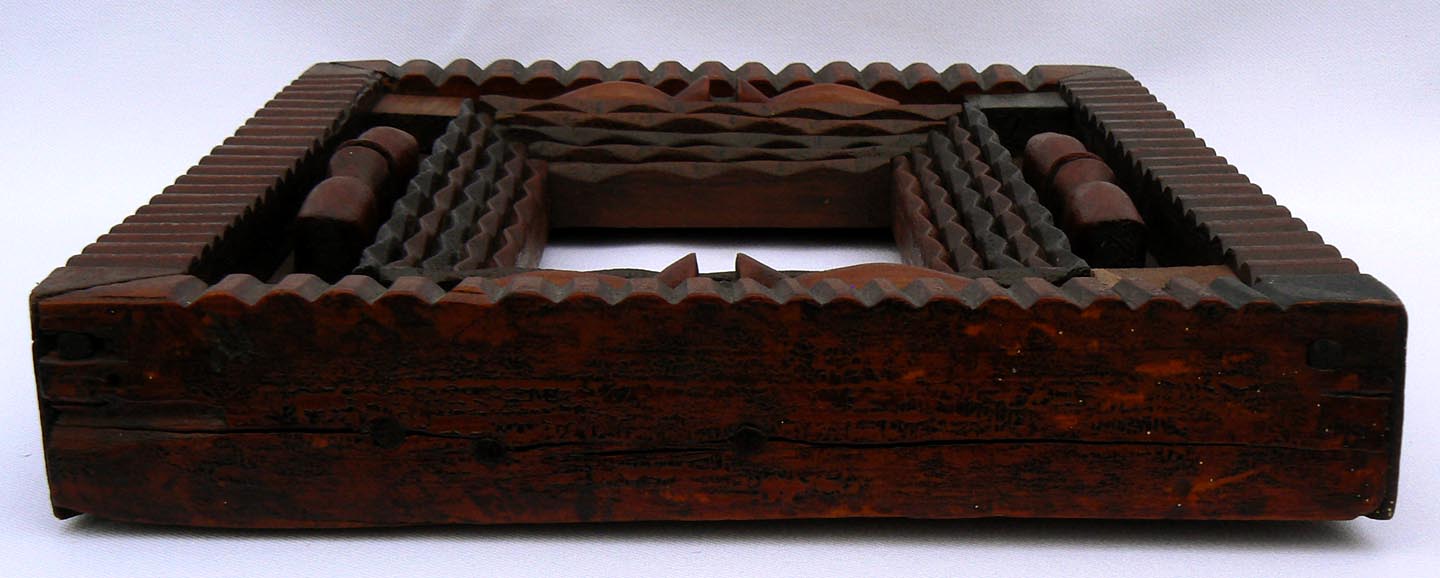 Tramp art frame