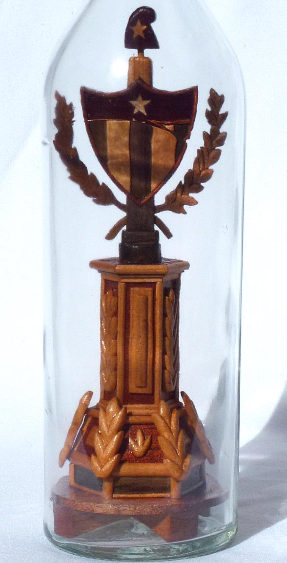 Bottle Whimsy with Cuban Coat of Arms