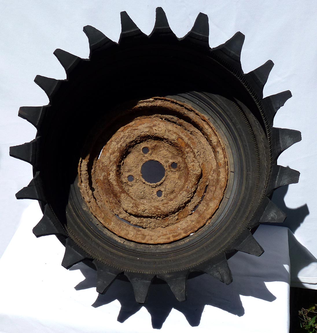 Tire planter