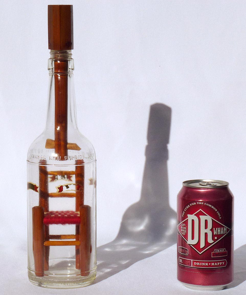 Chair in a bottle whimsy