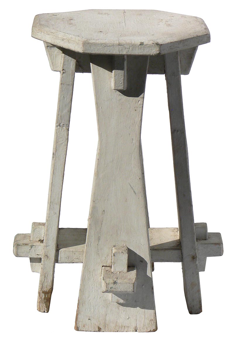 Painted Wood Stand