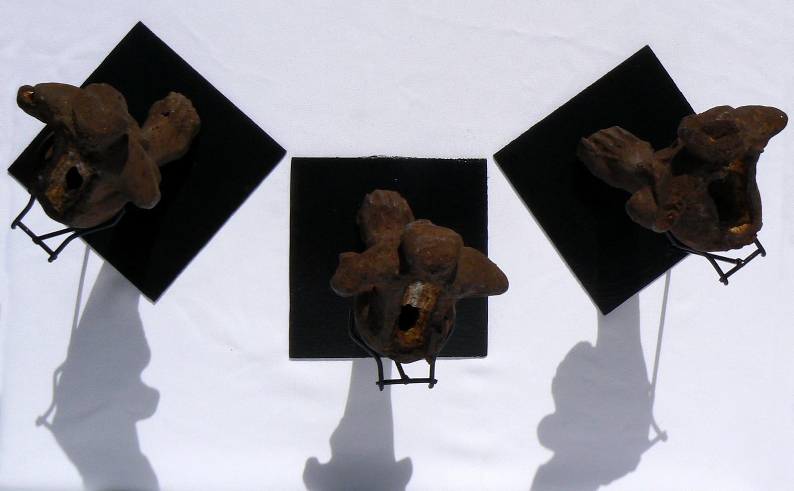 Three 19th c. Cast Iron Figures