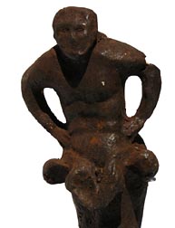 Cast iron figure