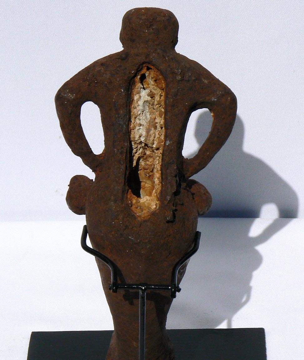 Three 19th c. Cast Iron Figures