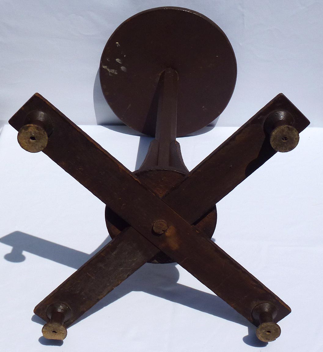 19th c. Stand with Spool Feet