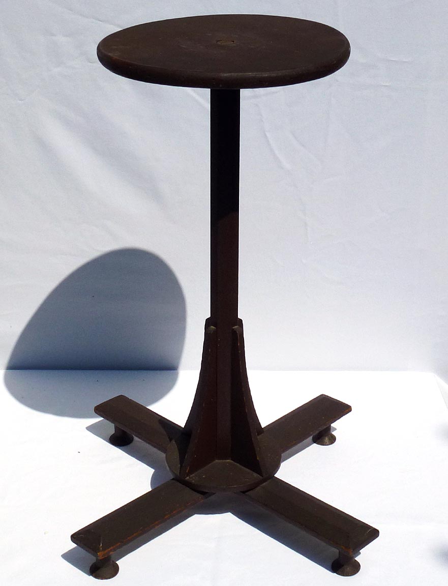 19th c. Stand with Spool Feet