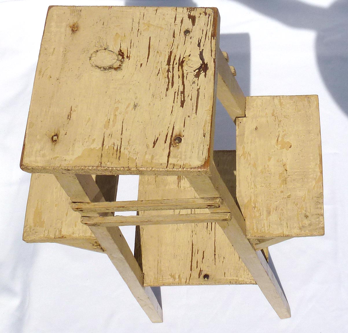 Pair of Painted Wood Plant Stands