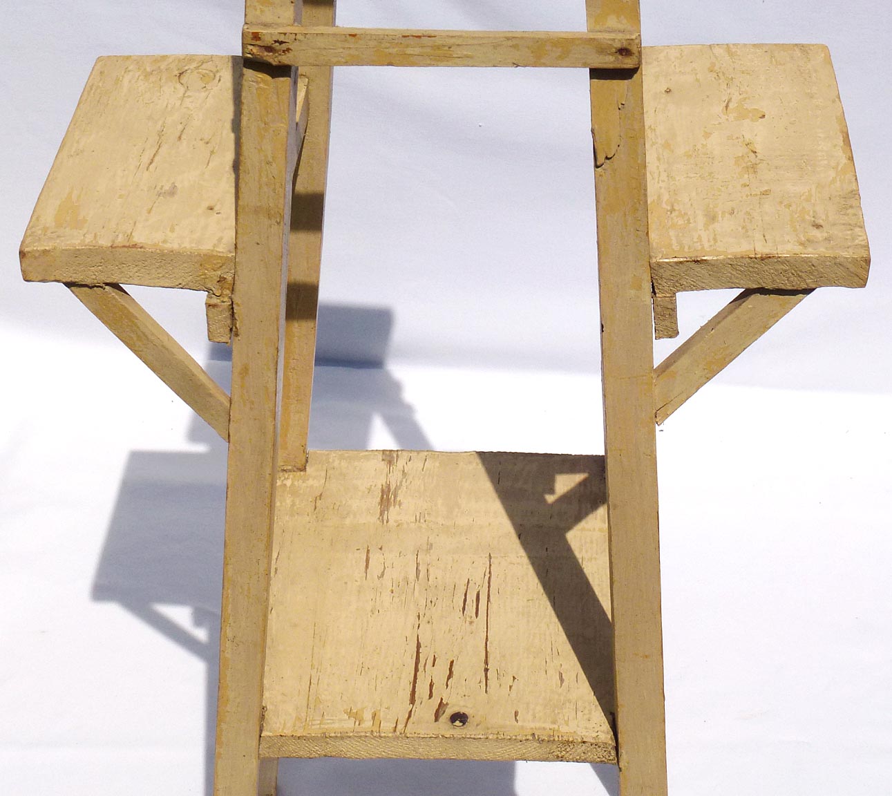 Pair of Painted Wood Plant Stands