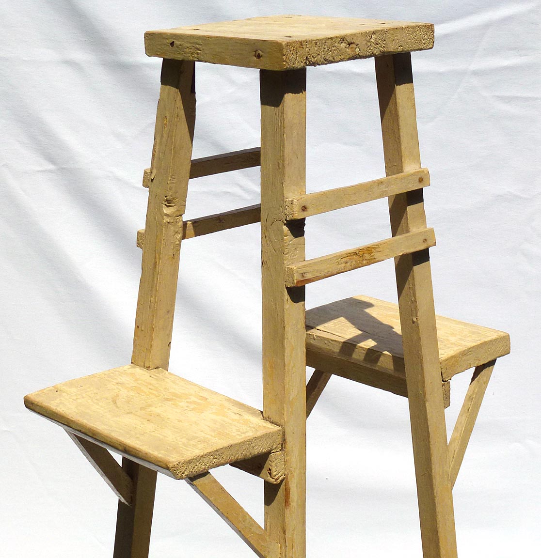 Pair of Painted Wood Plant Stands