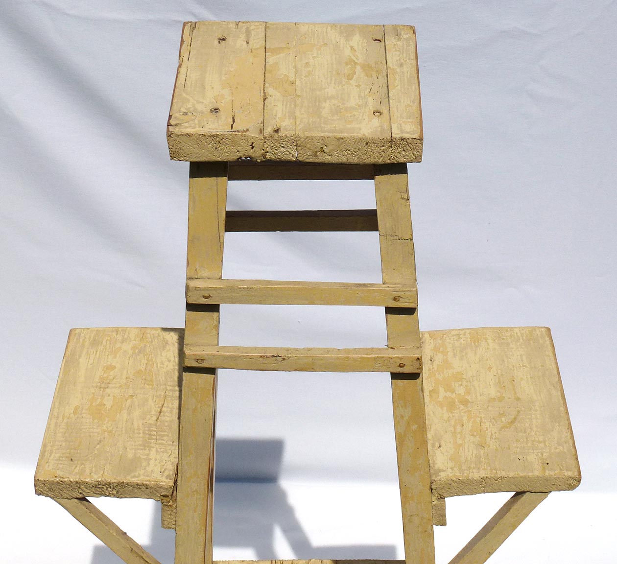 Pair of Painted Wood Plant Stands