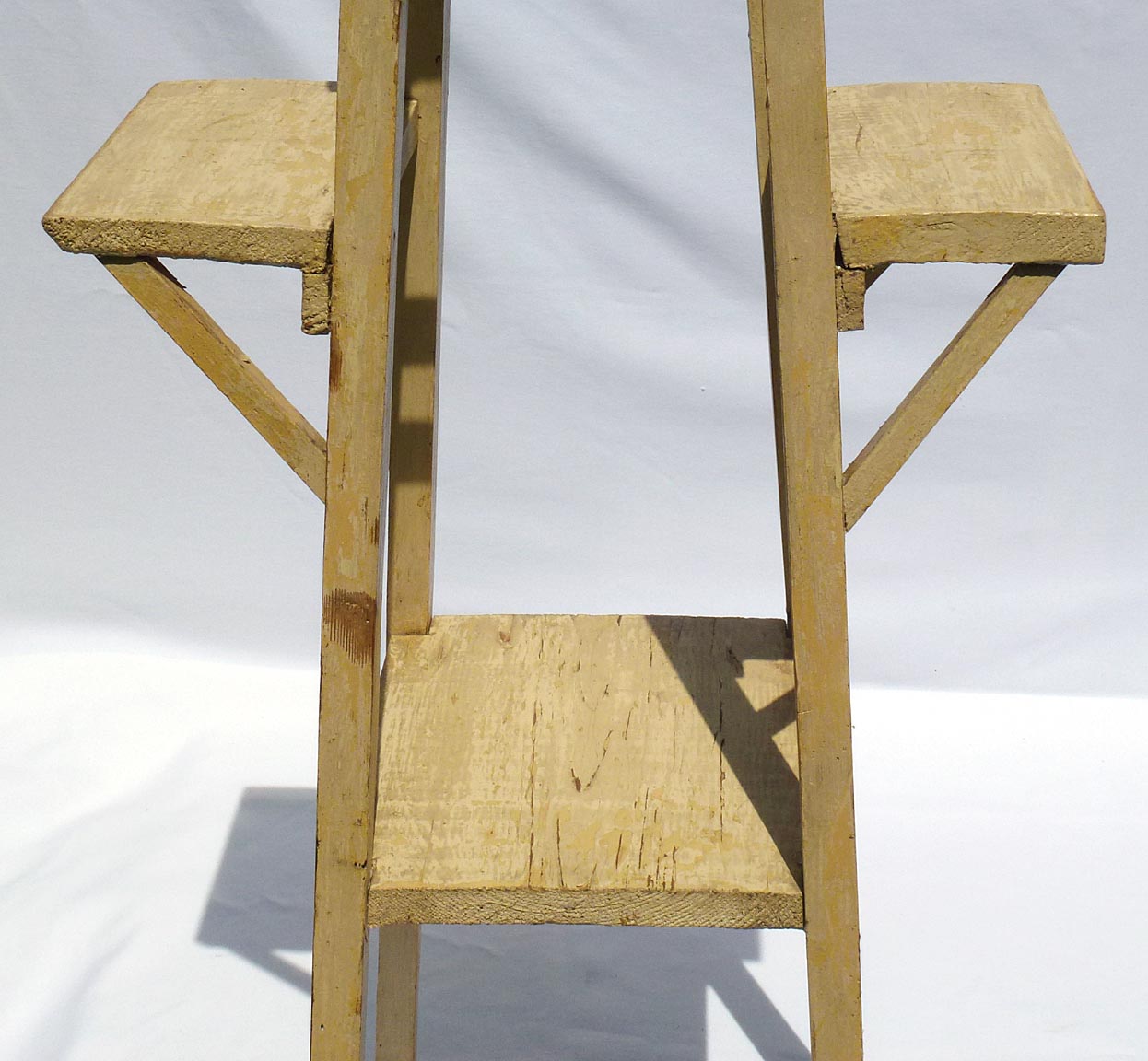 Pair of Painted Wood Plant Stands