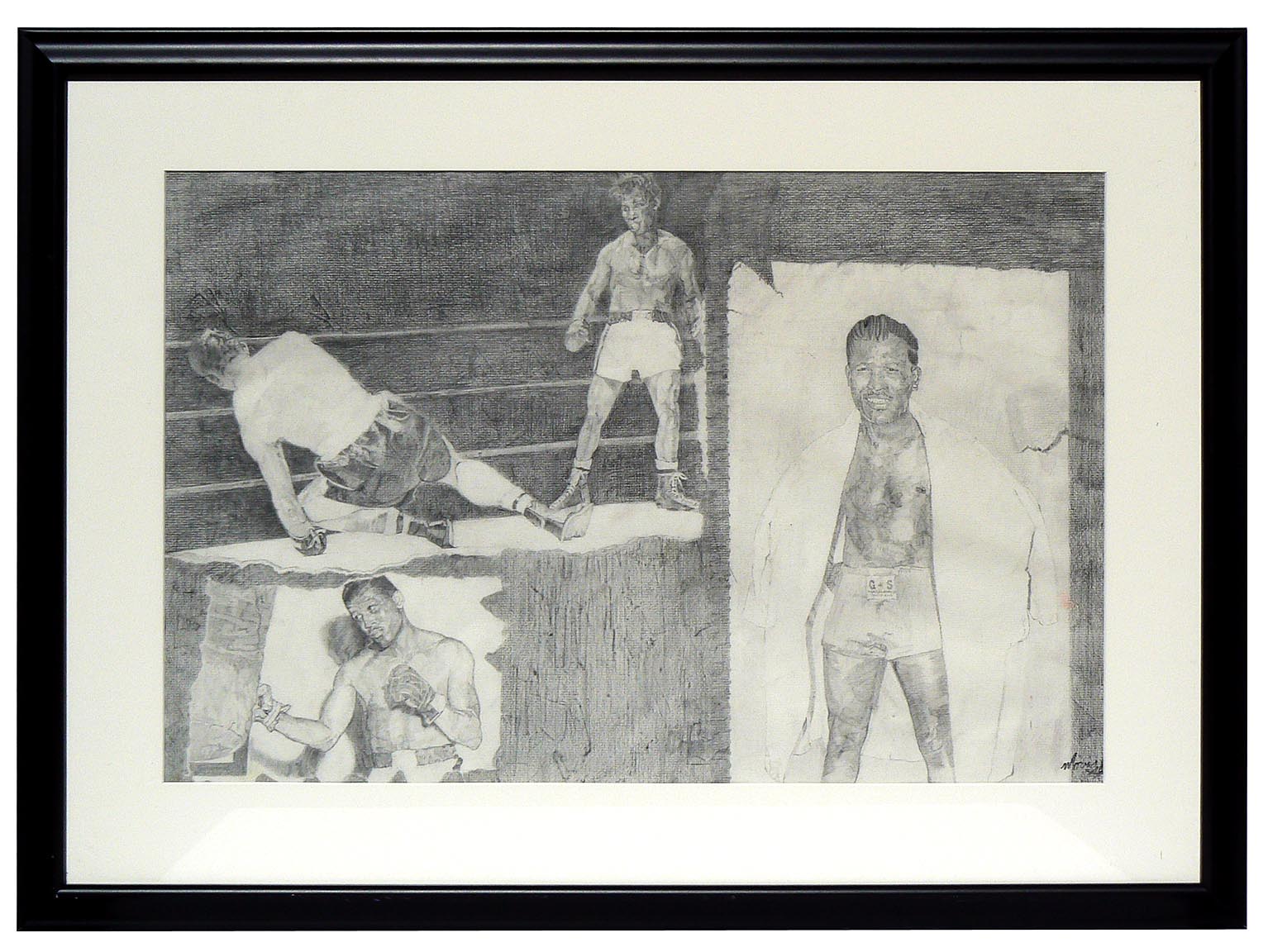 Drawing of boxers