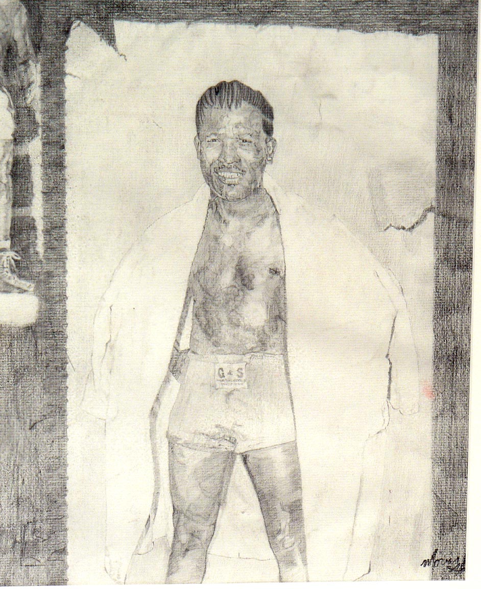 Drawing of boxers