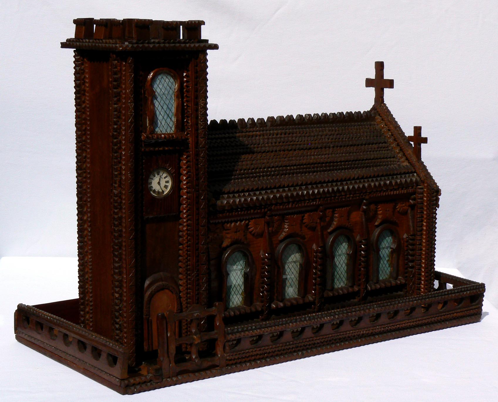 Tramp art church