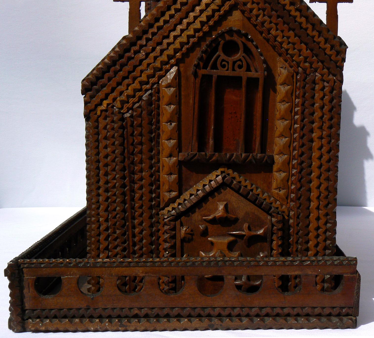 Tramp art church