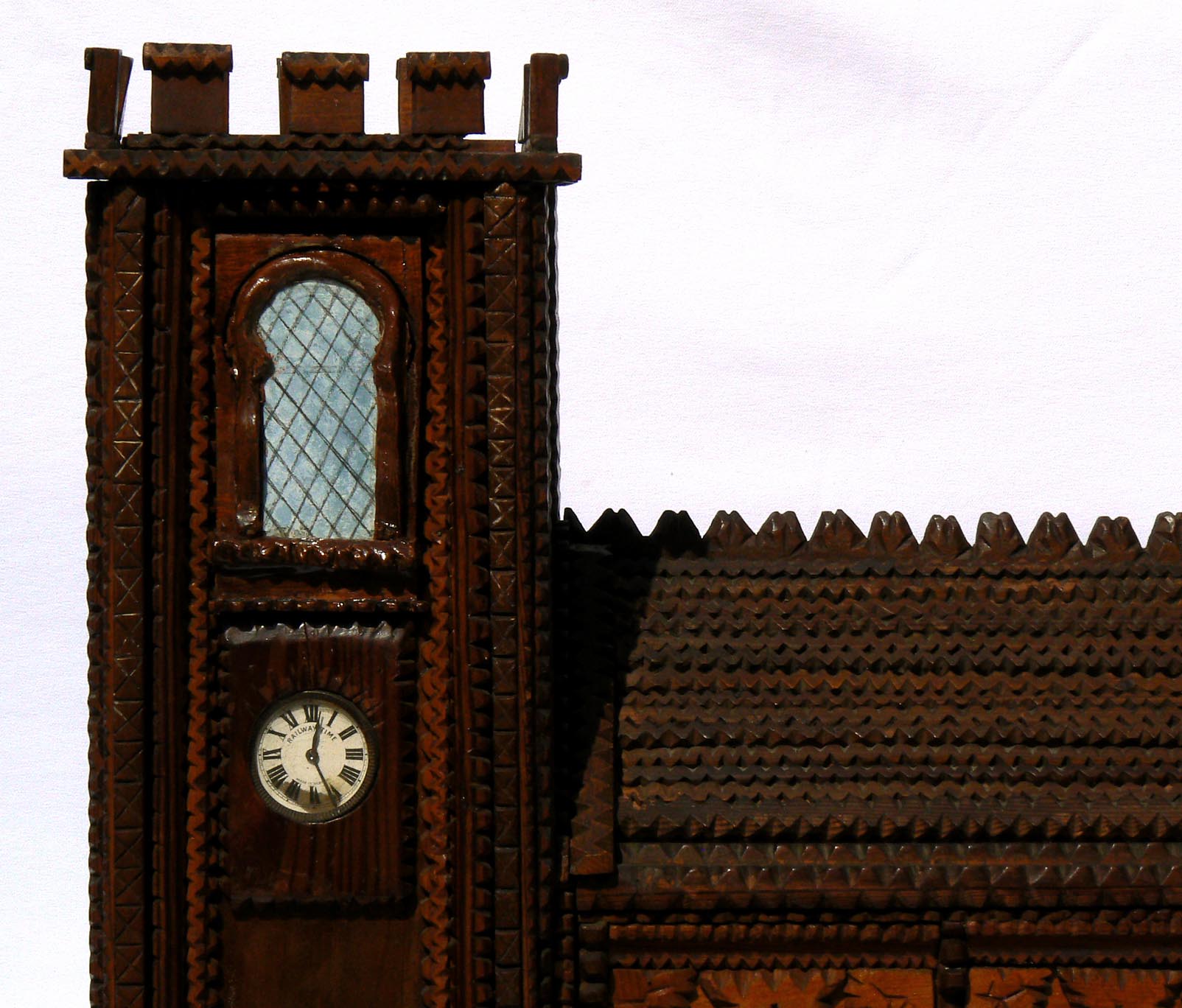 Tramp art church