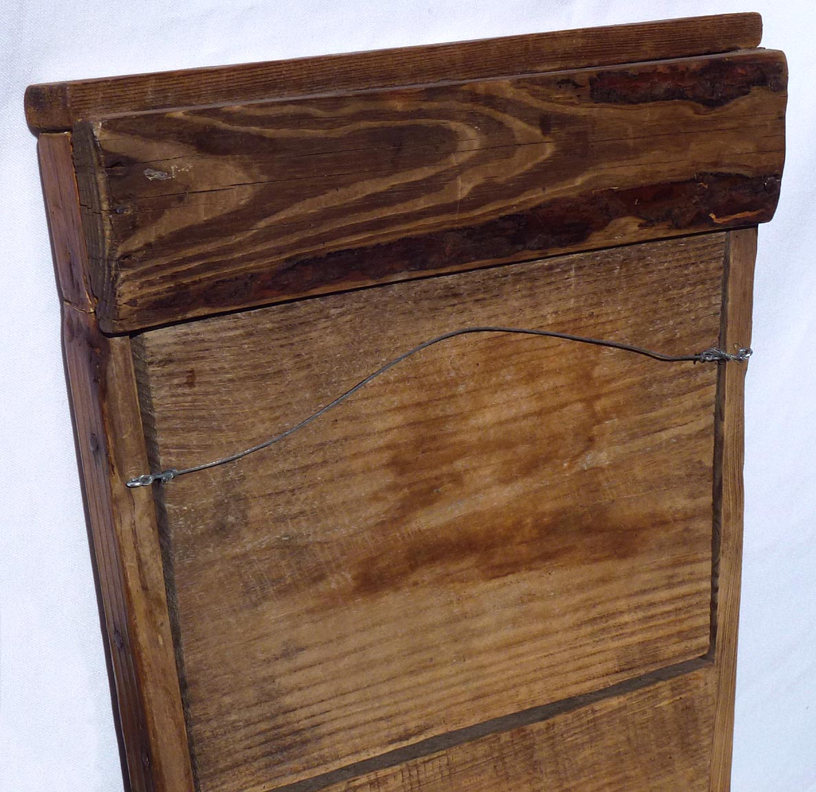 Primitive hand made wooden washboard
