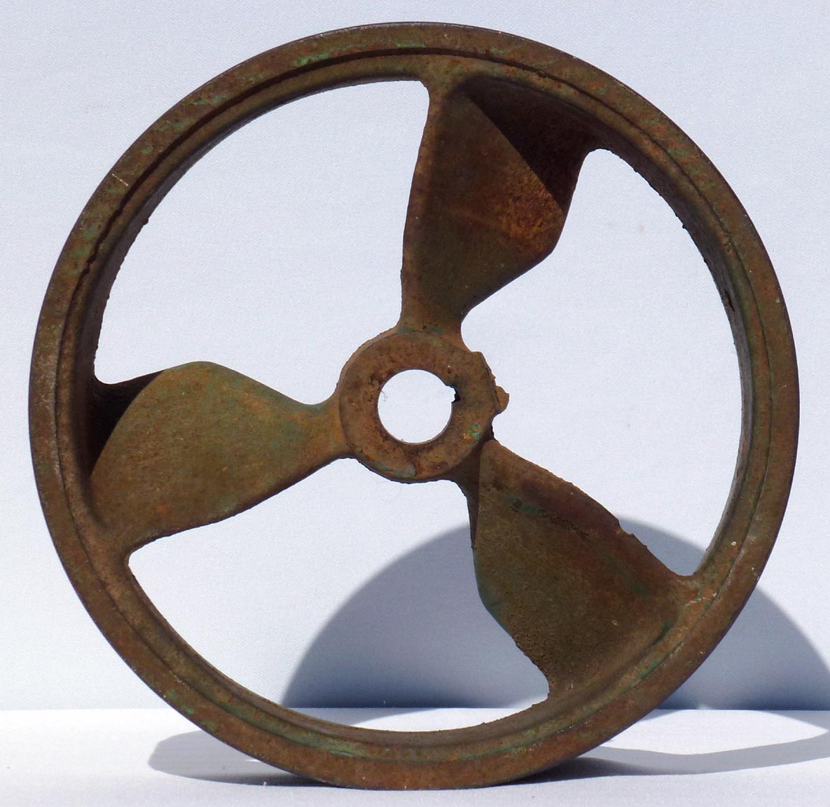 Decorative industrial pulley