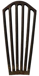 Cast iron grate