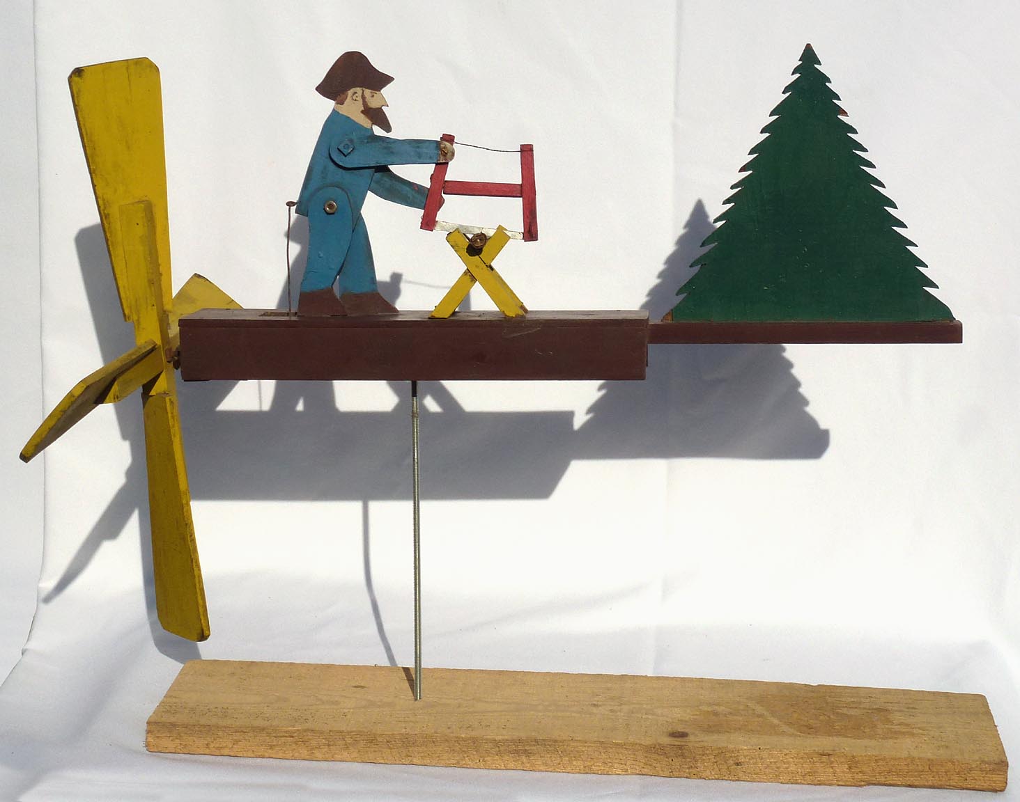 Wood cutter whirligig