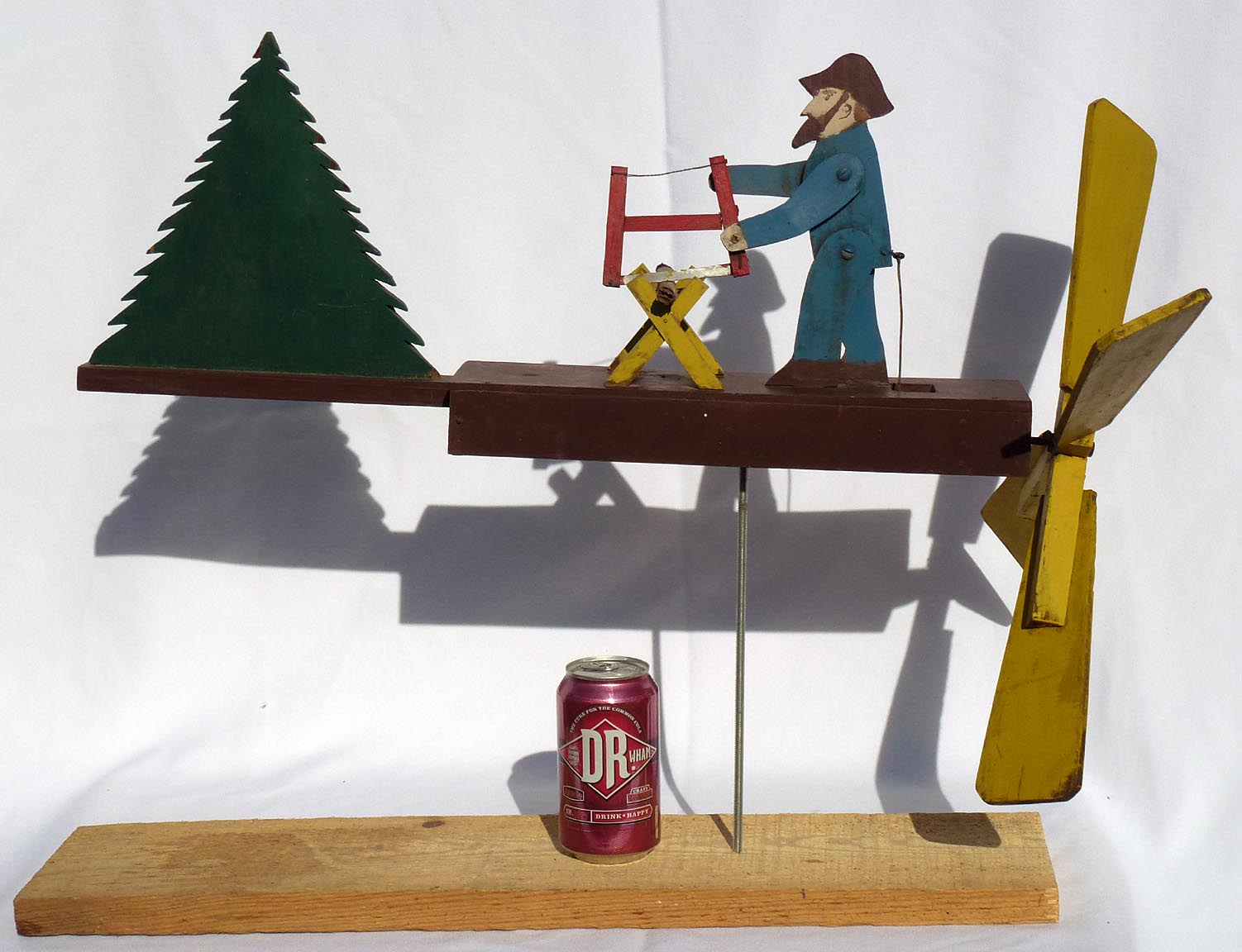 Wood cutter whirligig