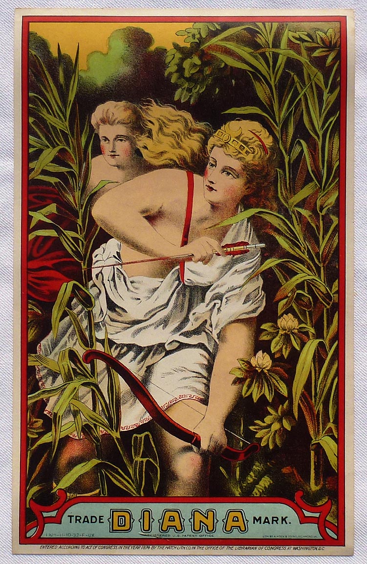 Tobacco crate label