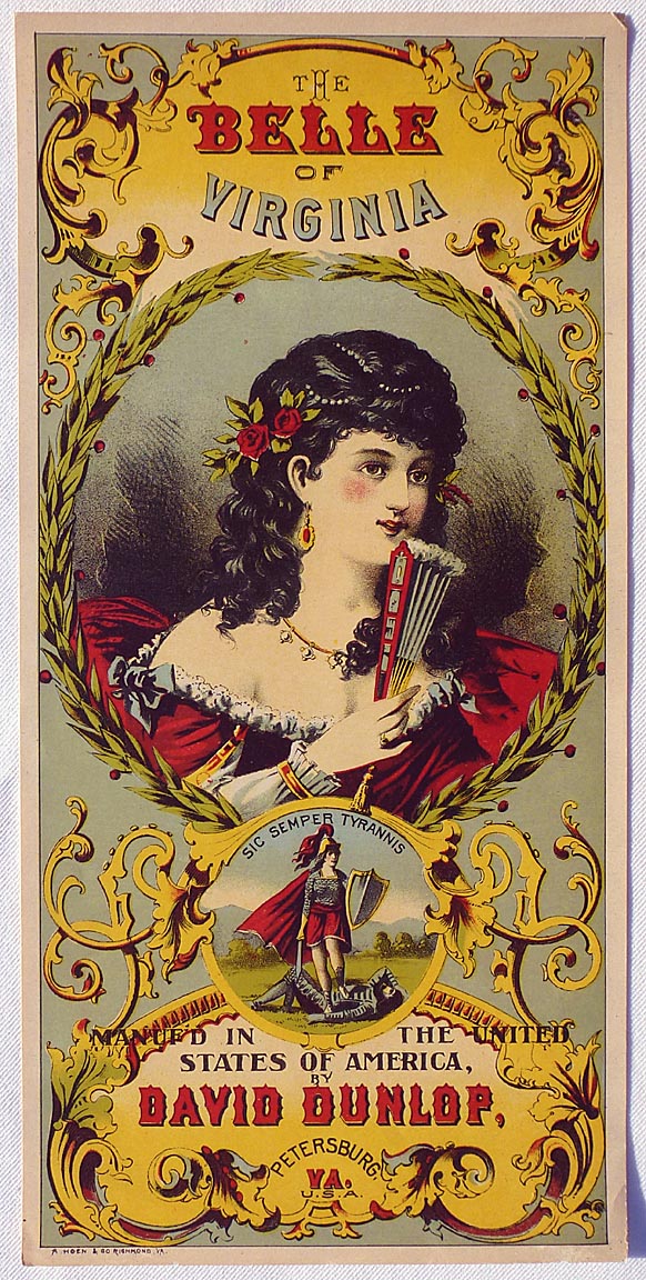 Tobacco crate label