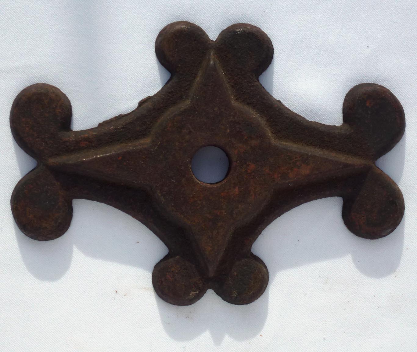 Cast iron architectural tie-in