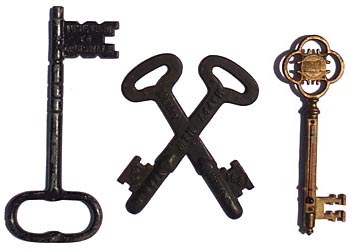 Collection of ceremonial keys