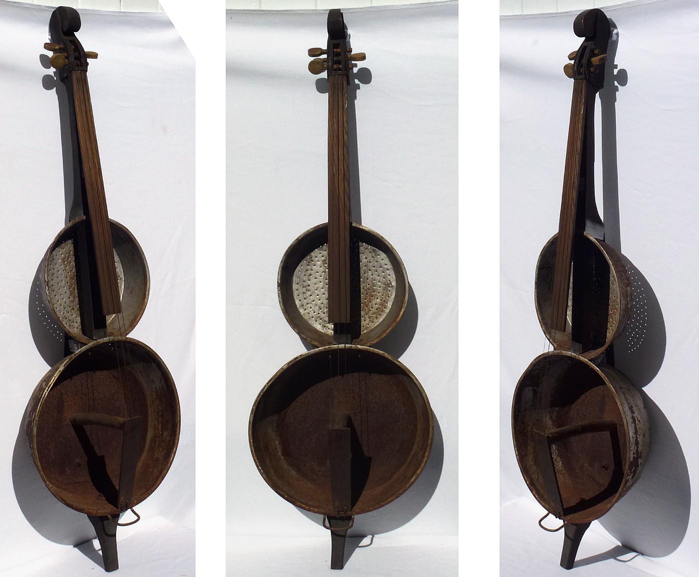 Hand Made Double Washtub Bass