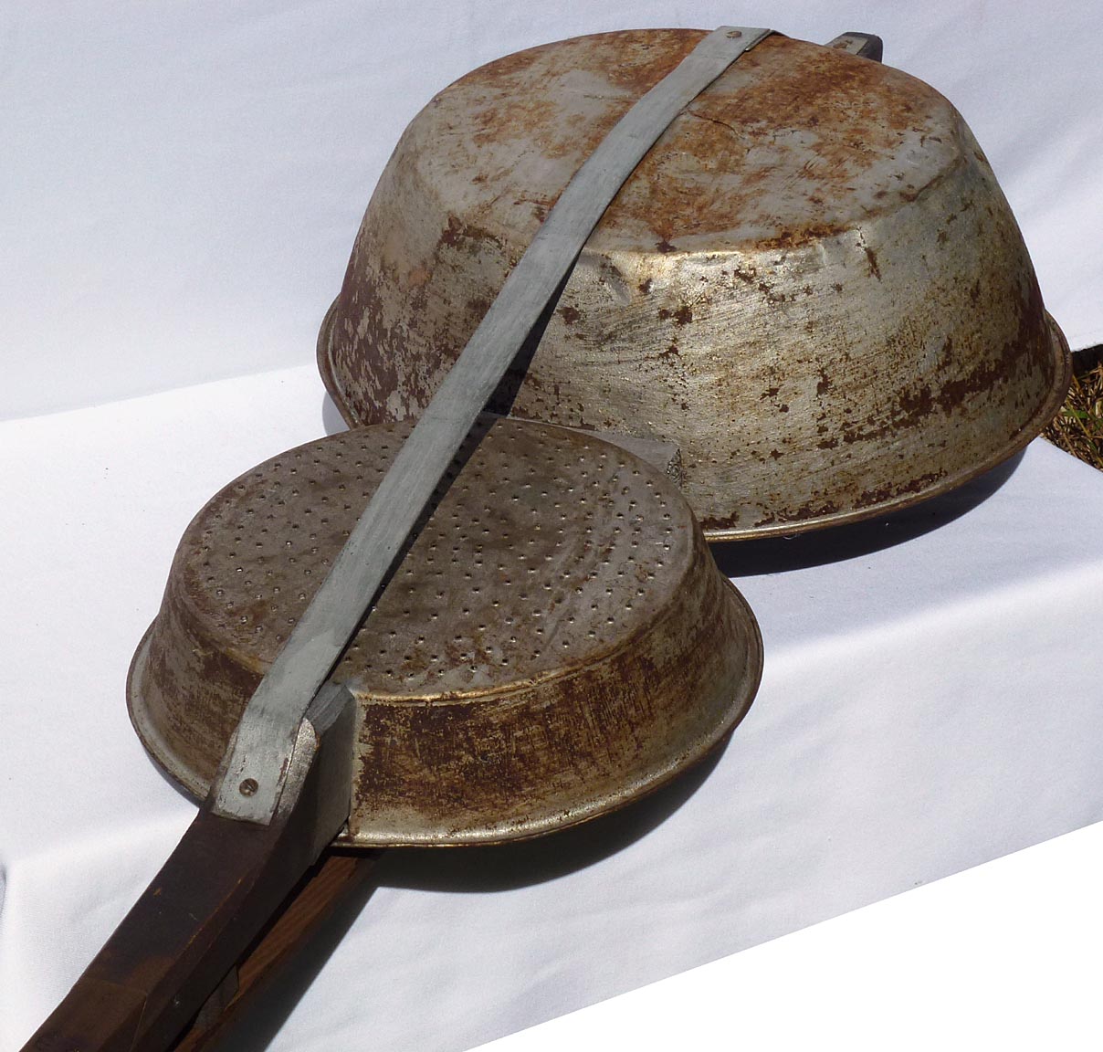 Hand made double washtub bass