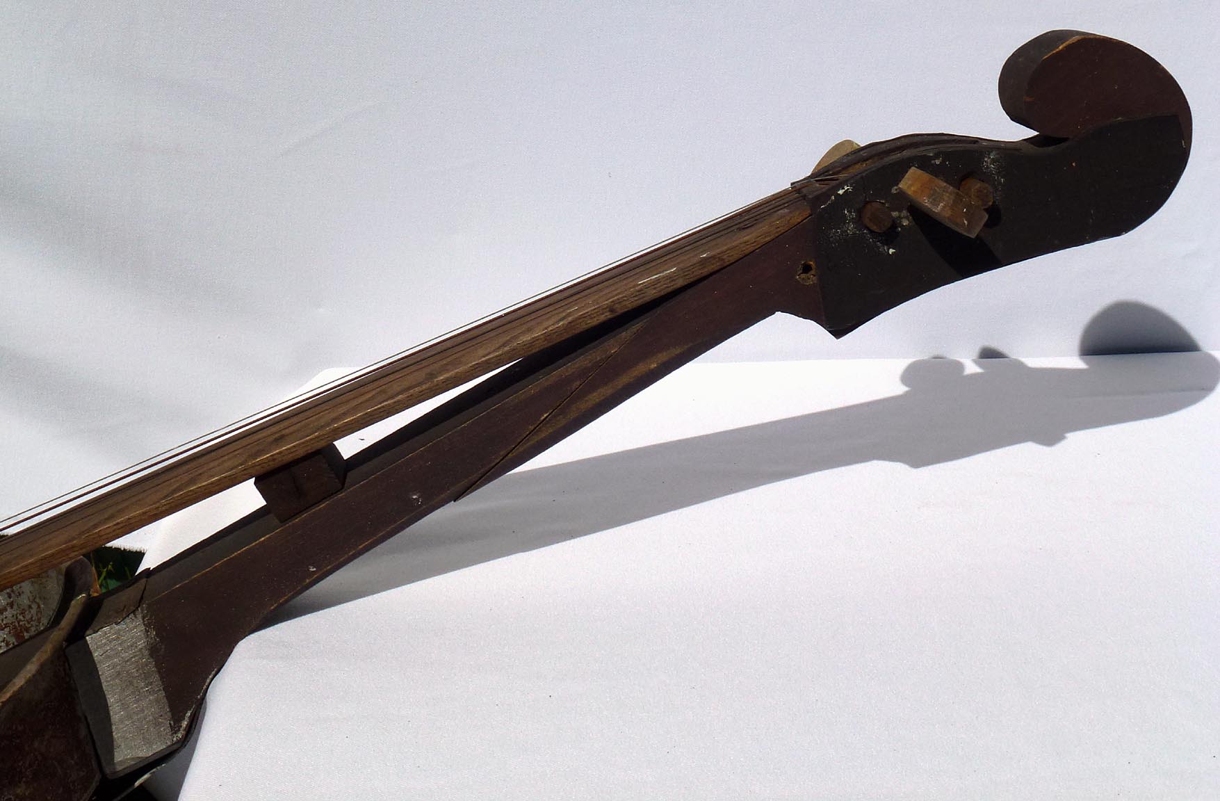 Hand made double washtub bass