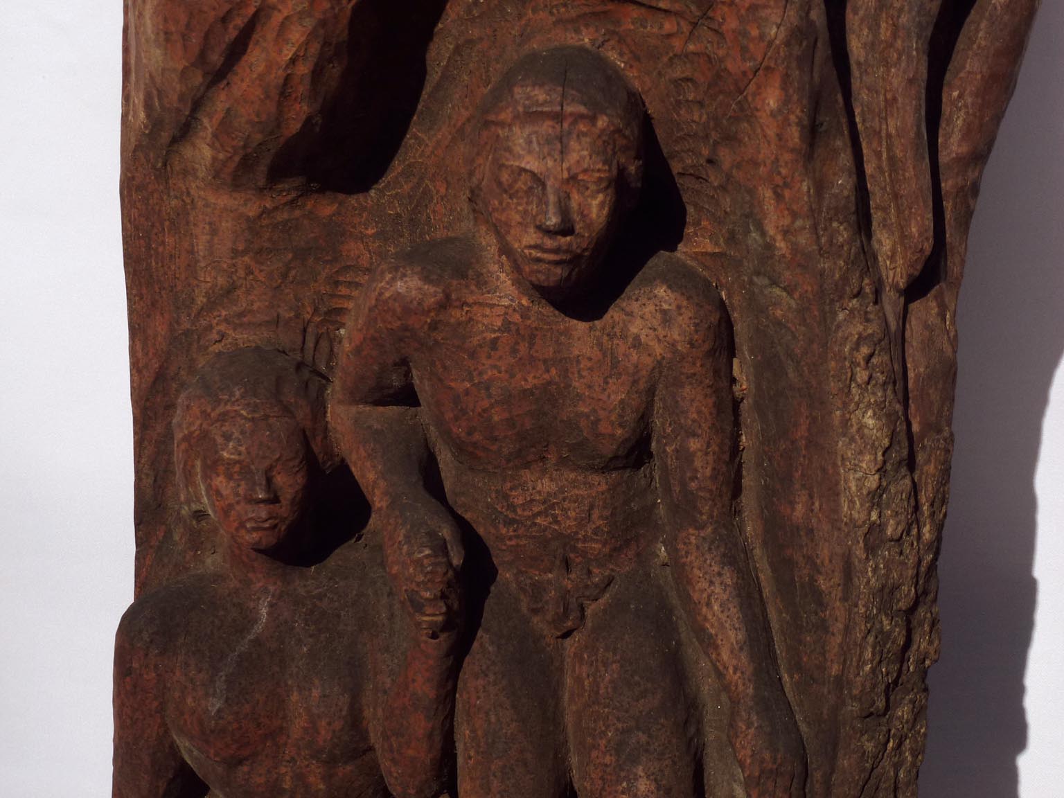 Adam and Eve carving