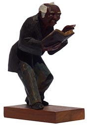 Carving of preacher