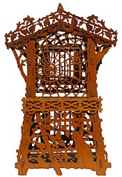 Fretwork bird cage