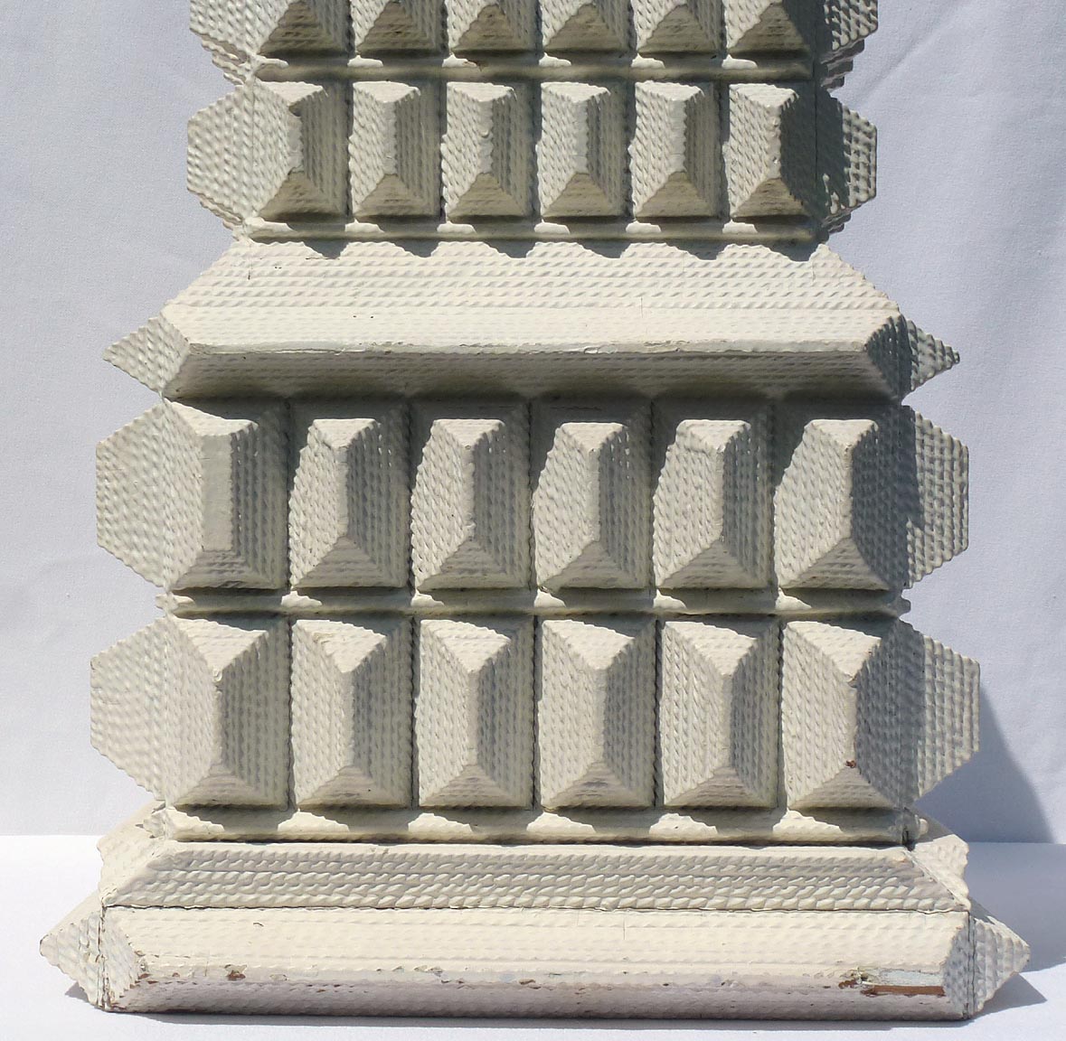 Multi-tiered tramp art box