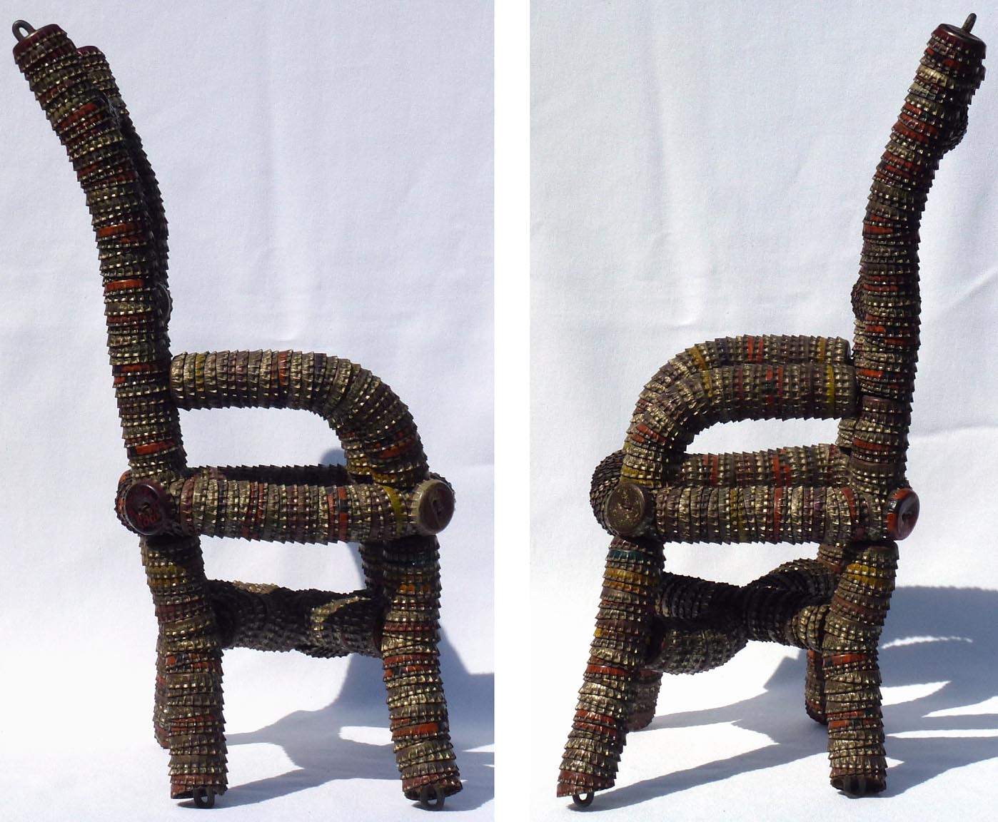 Bottle cap chair