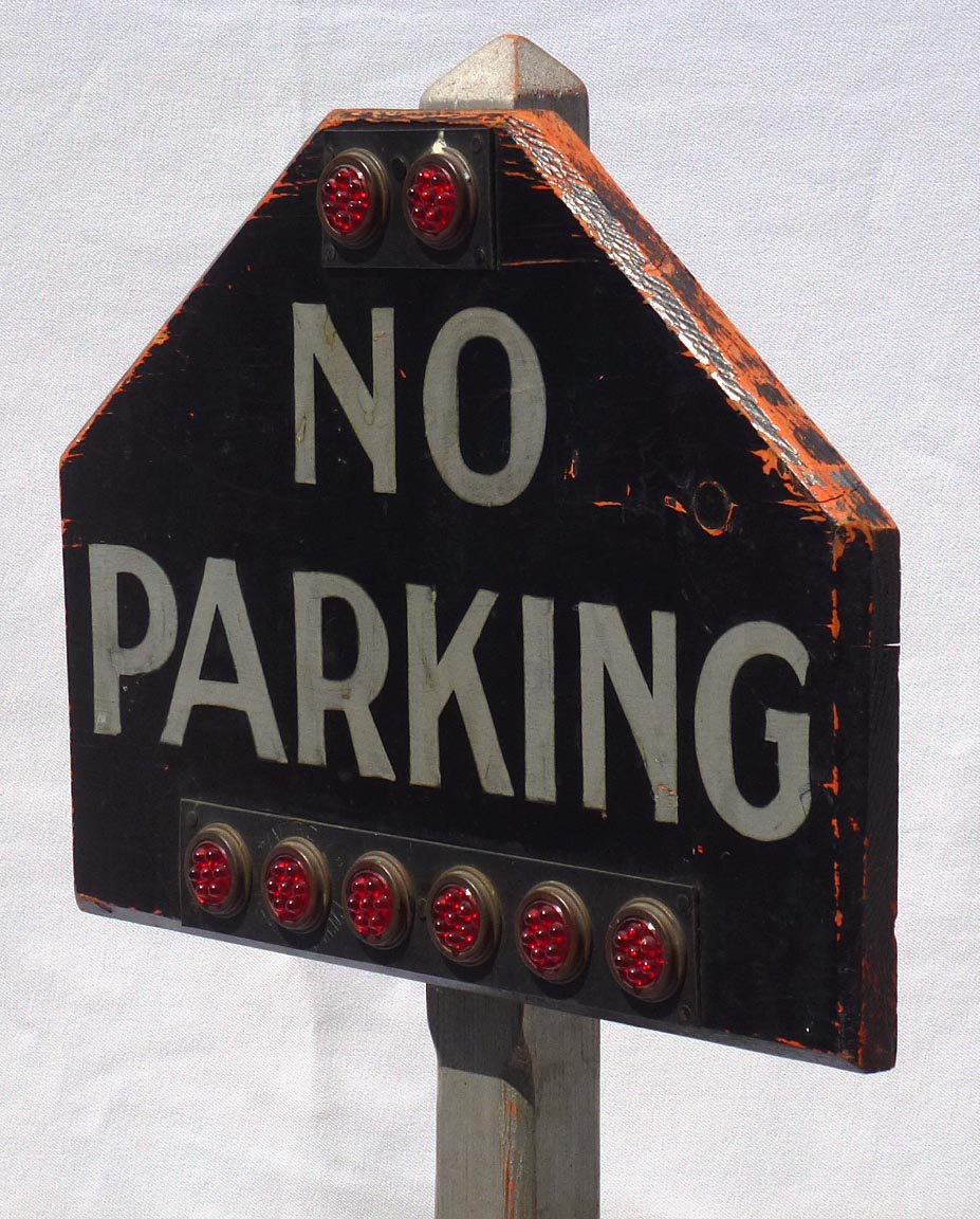 No Parking sign