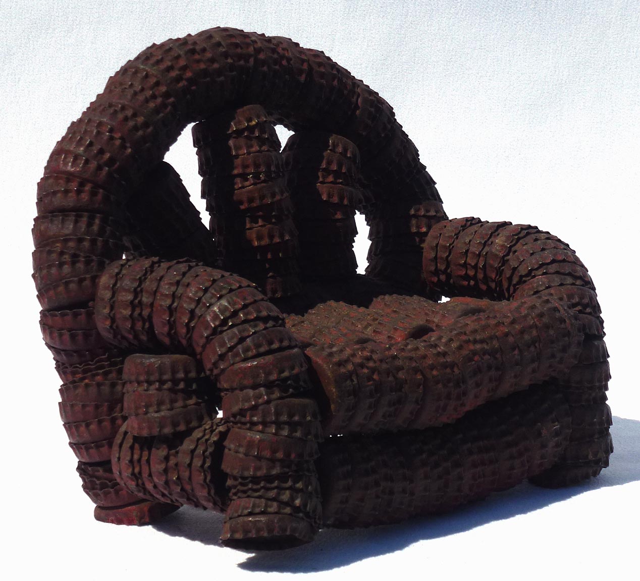 Bottle cap sofa