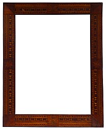 Marquetry frame