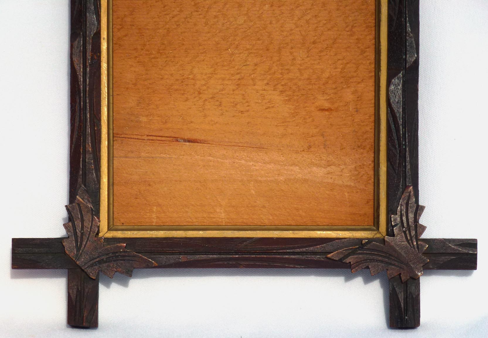 Frame with carved butterflies