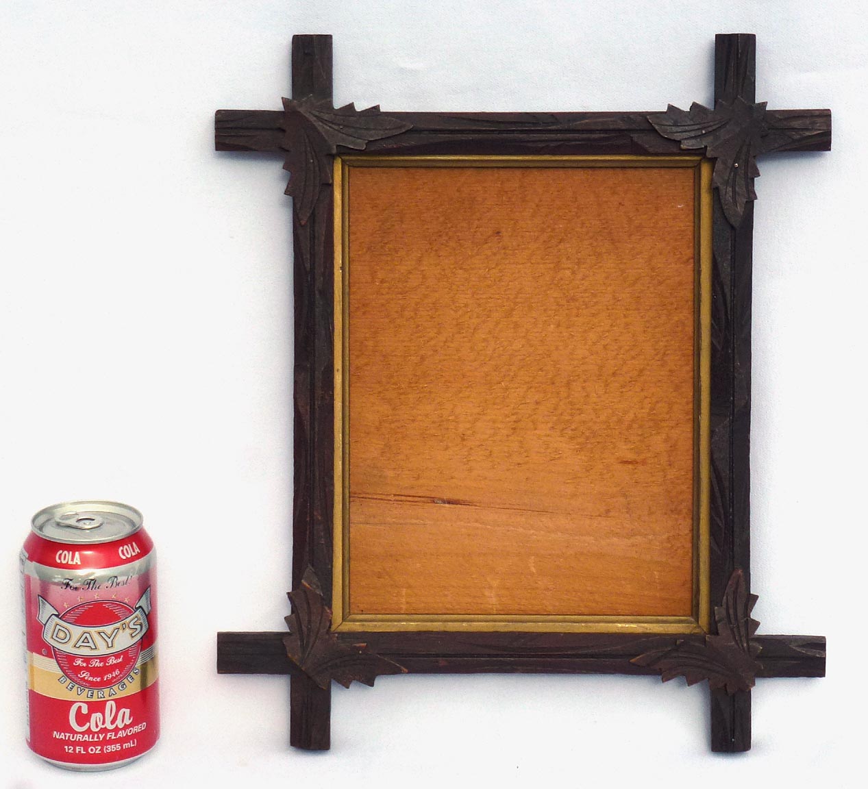 Frame with carved butterflies