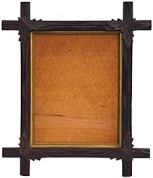 Frame with carved butterflies