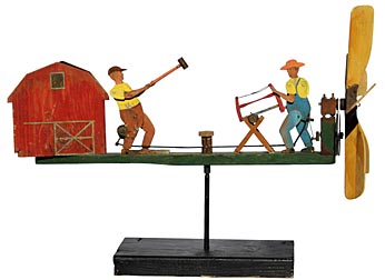 Farm whirligig