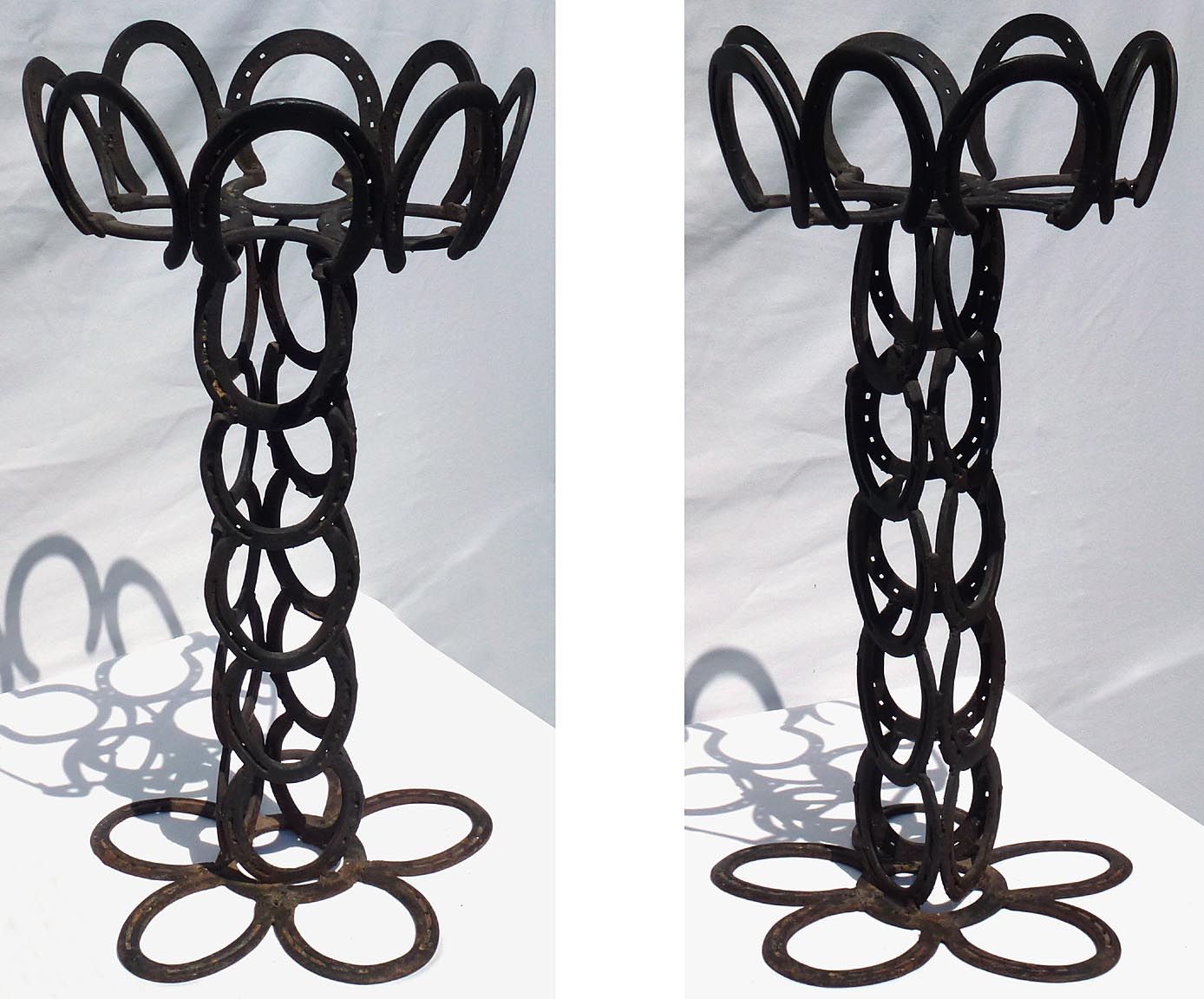 Horseshoe plant stand