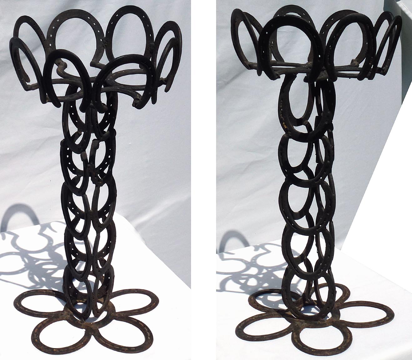 Horseshoe plant stand